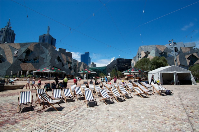 Beachchairs @ Federation Square