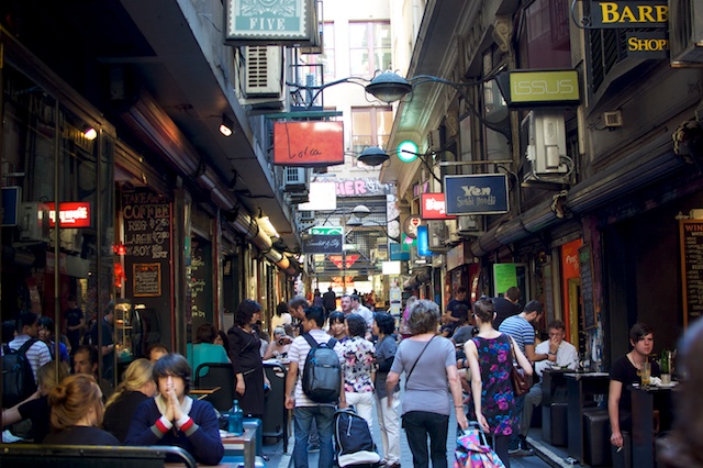 Block Place, near Sushi Bar