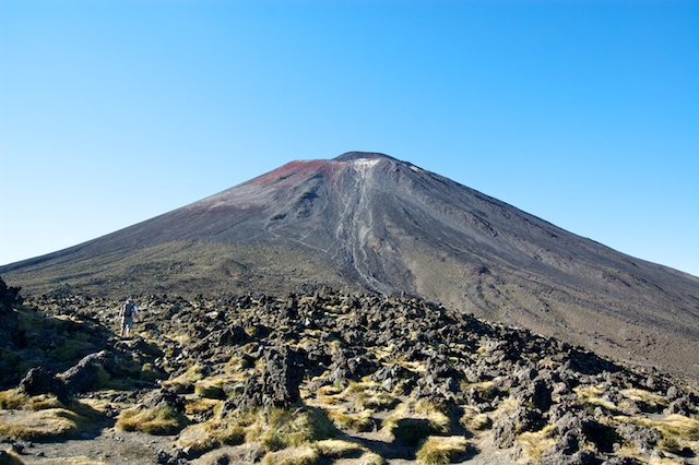 Mount Doom, where the ring was forged